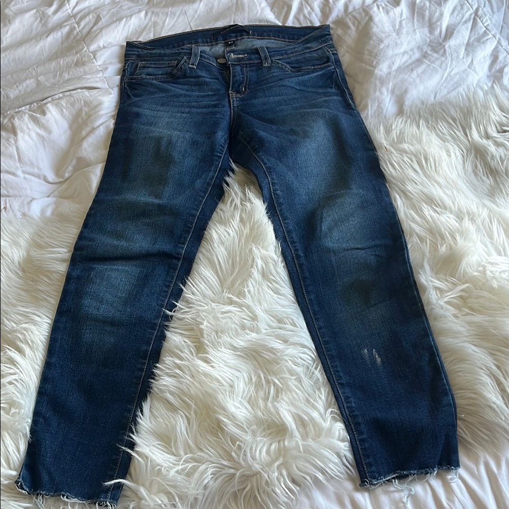 Flying Monkey Blue Ankle Cropped Jeans